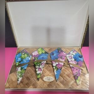 Vintage Kemp & Beatley 8 Piece Napkin And Placemat Set.  Original Box.